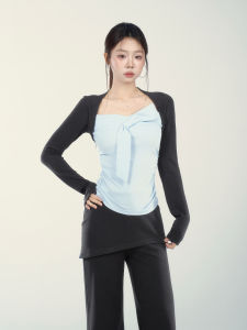 YIKEXIAOYEMEI | Áo Knit Tay Dài Giảm Cân