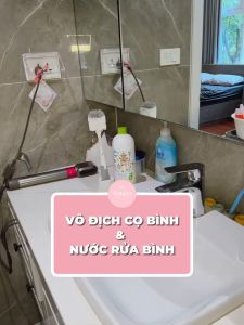 Set cọ rửa bình sữa và núm ti cho bé Oxo 2 món bộ cọ bình sữa cao cấp Hoa Kì - Monnie Kids