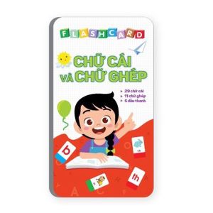Thẻ học Tiếng Việt. Flash card chữ cái và chữ ghép ( 29 chữ cái 11 chữ ghép 5 dấu thanh). Theo phương pháp giáo dục sớm montessori