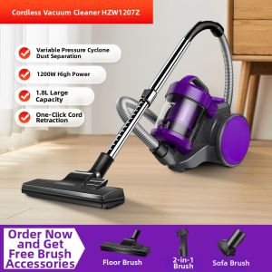 Haier | Strong Suction Lightweight Quiet Handheld Canister Vacuum