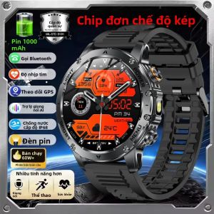 Đồng Hồ Thông Minh T-Rex 3 Ultra Cấp Quân Sự Pin 1000mAh Chống Nước IP68 Gọi Bluetooth Màn Hình AMOLED Đồng Hồ Thể Thao Thể Dục Dành Cho Nam