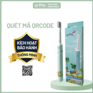 Bàn Chải Điện Trẻ Em ENPIS SMART-KIDDY Họa Tiết Dễ Thương Với Thiết Kế Nhỏ Gọn Tay Cầm Chống Trơn Trượt Kháng Nước Chuẩn IPX7 - Bảo Hành Chính Hãng 6 Tháng