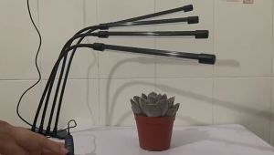 Round Red+Blue/Sunlight Plant Grow Light Full Spectrum Grow Phyto Lamp Indoor Hydroponic Veg Succulent Flower Grow Lamp