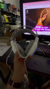 Tai nghe chụp tai gaming giả lập Acer/ G606/607/608 cổng usb led rgb cho máy tính pc laptop chơi game giải trí  Ecoba