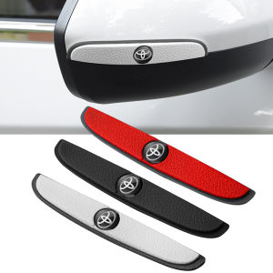 4Pcs Anti Collision Strip Car Door Rearview Mirror Protector Stickers For Toyota Sequoia Camry Venza Aqua Avalon Harrier Prado