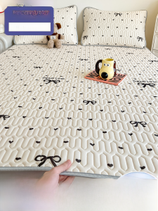 ผ้าพันนอนยางพารา ผ้าพันนอนผ้าไหมน้ำแข็ง ซักได้ 3 ชิ้น ผ้าพันนอนแบบใช้ได้ตลอดปีสำหรับหอพักนักเรียน ผ้าพันนอนแบบพับได้ ผ้าพันนอนลายสัตว์