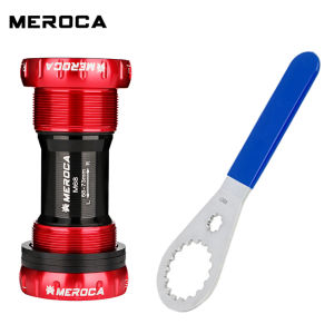 MEROCA Bicycle Bottom Bracket BB68 Sealed Bearing BSA 68 73mm Thread BB MTB Road Bike Axis 24mm 22mm IXF Prowheel Crankset Part