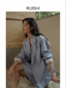 epoque de rueen | Retro Commute One-Button Casual Suit Skirt Set Women Spring