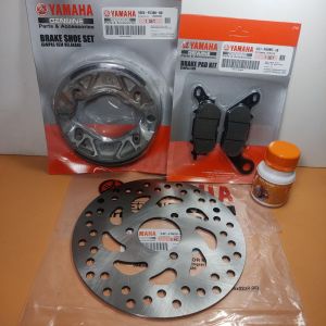 paketan komplit Mio j piringan cakram+kampas rem belakang+dispad+minyak Yamaha Mio j Fino GT X-Ride