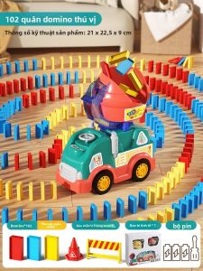 Đồ Chơi Xe Tàu Đựng Domino Giáo Dục Tự Động