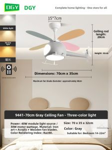 DGY | Airplane Shape Ceiling Fan Light