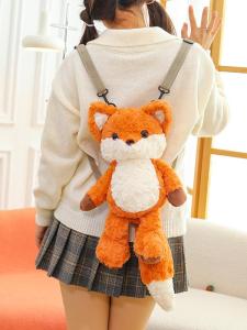 กระเป๋าเป้สะพายหลังสัตว์กระต่ายน่ารัก กระเป๋าสะพายข้างสีแดง ของขวัญวันเกิดสำหรับเด็กผู้หญิง กระเป๋าใส่โทรศัพท์มือถือ กระเป๋าผ้าฝ้าย PP สำหรับผู้หญิง