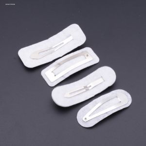 อุปกรณ์ทำเครื่องประดับผม DIY แผ่นฟองน้ำไม่ติดกัน รูปวงกลม อุปกรณ์ตกแต่ง กระเป๋าปากเปิด แผ่นรองฟองน้ำ แฟชั่นใหม่