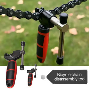Bicycle Chain Cutter Tool – Heavy Duty Chain Break Tool with Red Handle for Derailleur & Single-Speed Chains