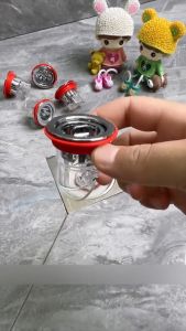 HW014 - Floor Drain Valve-Sewer Core Backflow Preventer Shower Floor Drain Plug for Kitchen Bathroom Toilet Sewer Odor Proof