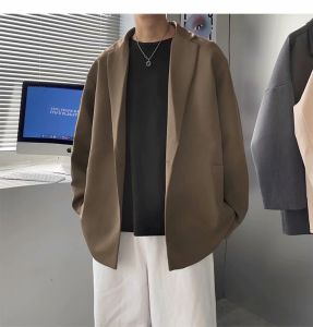 Hong Kong Style Trendy Casual Spring and Autumn Loose Suit Jacket