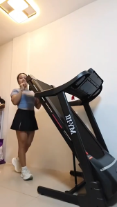 Heavy Duty Treadmill 18km/h Auto Incline Bluetooth MP3 Hydraulic Folding for Home Gym