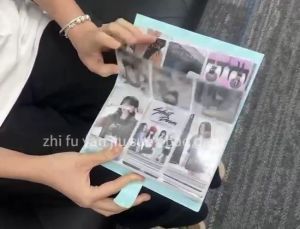 BLACKPINK member JISOOs new album ME homemade random small cards