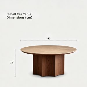 GOOFANSER | Wabi Sabi Style Solid Wood Side Table