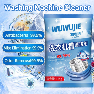 3/6/12Packs Washing Machine Drum Cleaner Powder Descaler Laundry Deep Cleaning Removal Odor Cleaner