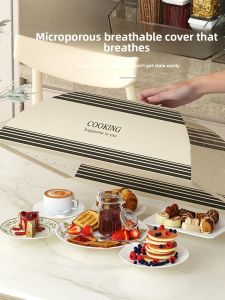 Foldable Dustproof Food Cover Kitchen Table Cover Leftovers Insulation Home New Style Restaurant Table Cover Nordic Style