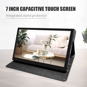7 Inch LCD IPS Display HDMI-compatible Touch Screen With Case 1024x600 Resolution for Raspberry Pi 3 Pi4 PC Portable Monitor