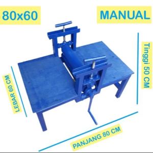 MESIN ROLL PRES UNTUK PENGEPRES/PEMOTONG/PON CUTTING MANUAL DAN OTOMATIS