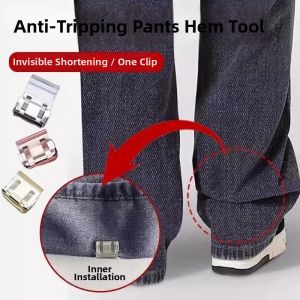 Invisible Pant Adjuster Leg Length Shortener Fix Clip