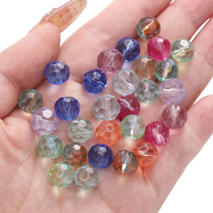 10mm 20 cái/túi Kính Băng thâm nhập hạt với đường kính cho hoa tai làm thủ công Keychain Vòng Cổ Tự Làm Thủ Công Thiết bị làm đồ trang sức