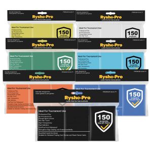 150Pcs Premium Card Sleeves 2.6"x3.6" Compatible with Standard Size Trading Cards for MTG Pokemon TCG Baseball Card Sport Cards