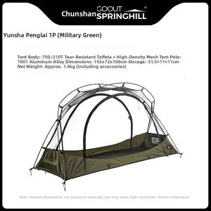 goout springhill | Mosquito-Proof Single Person Camping Tent