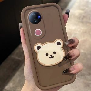 ใหม่ เคส Phone Case VIVO V50 Y29 Y39 V30e V30 Pro V29 V29e V27 V27e 4G 5G ลายการ์ตูนน่ารัก เคสโทรศัพท์ หมีแฟชั่นแบบรวมทุกอย่างป้องกันการตกกันกระแทก Cover 2025