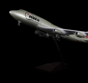 1/150 Scale Aircraft American Northwest 747 B747-400 Model Jet Collectibles Resin Plane Models With Wheels Collection Airplane