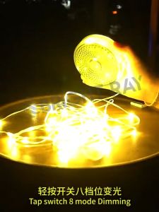 10MTR Camping Light String with Lamp Outdoor Lights String Camping Waterproof for Tent Lampu Khemah Lampu Liplap Raya