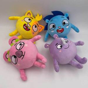 Baby Zoo Kids Songs Plushie Toy Cartoon Hedgehog Koala Rhino Cat Stuffed Animal Soft Doll Educational Gift for Children Birthday