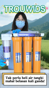 TROUWIDS 3 Stage Outdoor Water Filter For House 20 Inch Penapis Air Filter Luar Rumah 0.1 Mikron 大流量过滤器净水器