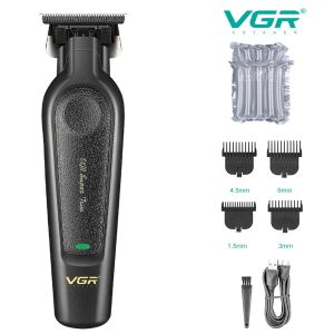 VGR | VGR V-995 Professional Hair Clipper for Men DLC T-Blade Low Noise Ceramic Blade Cordless Oil Head Hair Trimmer Finishing Machine