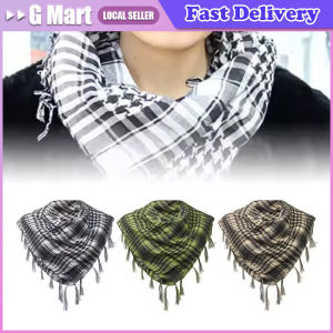 Fashion Arab Keffiyeh Shemagh Scarf Arabian Neck Shawl Desert Head Covering