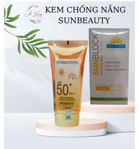 Tặng kèm serum dưỡng+KEM CHỐNG NẮNG THIÊN NHIÊN SUNBEAUTUFUL SUNBLOCK kem có kết cấu mỏng nhẹ ít nhờn rít và thẩm thấu nhanh