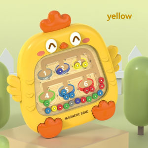 New Maze Challenge Toy Puzzle for Children Aged 3 to 6: Focus Training Magnetic Ball Movement Attention Baby Boys and Girls