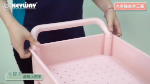 ชั้นวางของอเนกประสงค์มีล้อ 3 ชั้น รุ่น AP-643-3