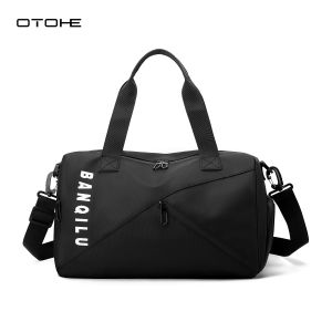 OTOHE Mens Fitness Bag Sports Bag Fashion Travel Bag Luggage Bag Waterproof Handbag Outdoor Sling Bag Gym Fashion Men Women Dry Wet Separation Portable Travel Yoga Swimming Bag
