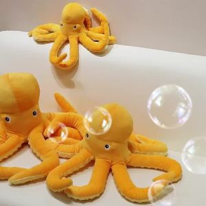 30/40/50CM Simulation Octopus Long Arms Sea Animal Stuffed Soft Floor Cushion Sofa Backrest Home Decro