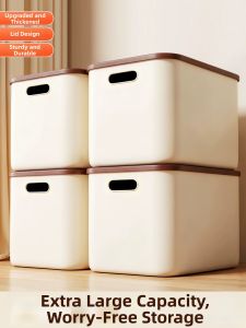 TIJU | Thickened Household Storage Box For Snacks Toys and Miscellaneous Items Large Capacity