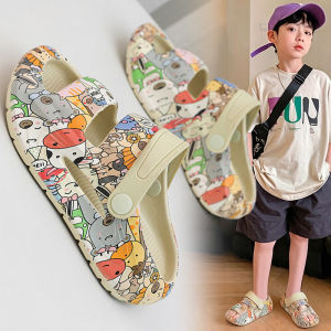 Cartoon Anti-slip Dual-use Children Slippers