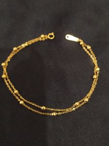 Homemade Double-Layer 18K Golden Starry Sky Ball Bracelet Women Can Customize the Length and High Cost to Make Exquisite Slim