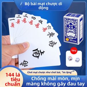 Durable Waterproof Mahjong Playing Cards
