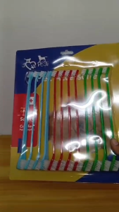 1-10 pads 12PCS/PAD LONG DOUBLE SIEDED Charles Pet Toothbrush