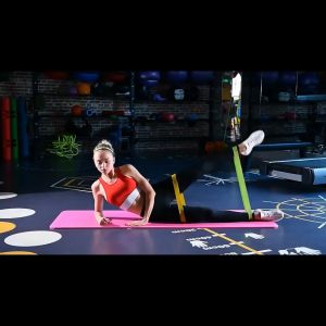 High-Elasticity Multi-Function Yoga Resistance Band - Durable TPE 1pc Black - Ideal for Stretching & Fitness Training