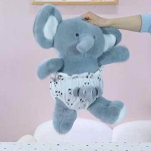 SKISOPGO Elephant Plush Toy Elephant Plushie Anak Patung Elephant Cute Doll Elephant Patung Comel 大象娃娃
